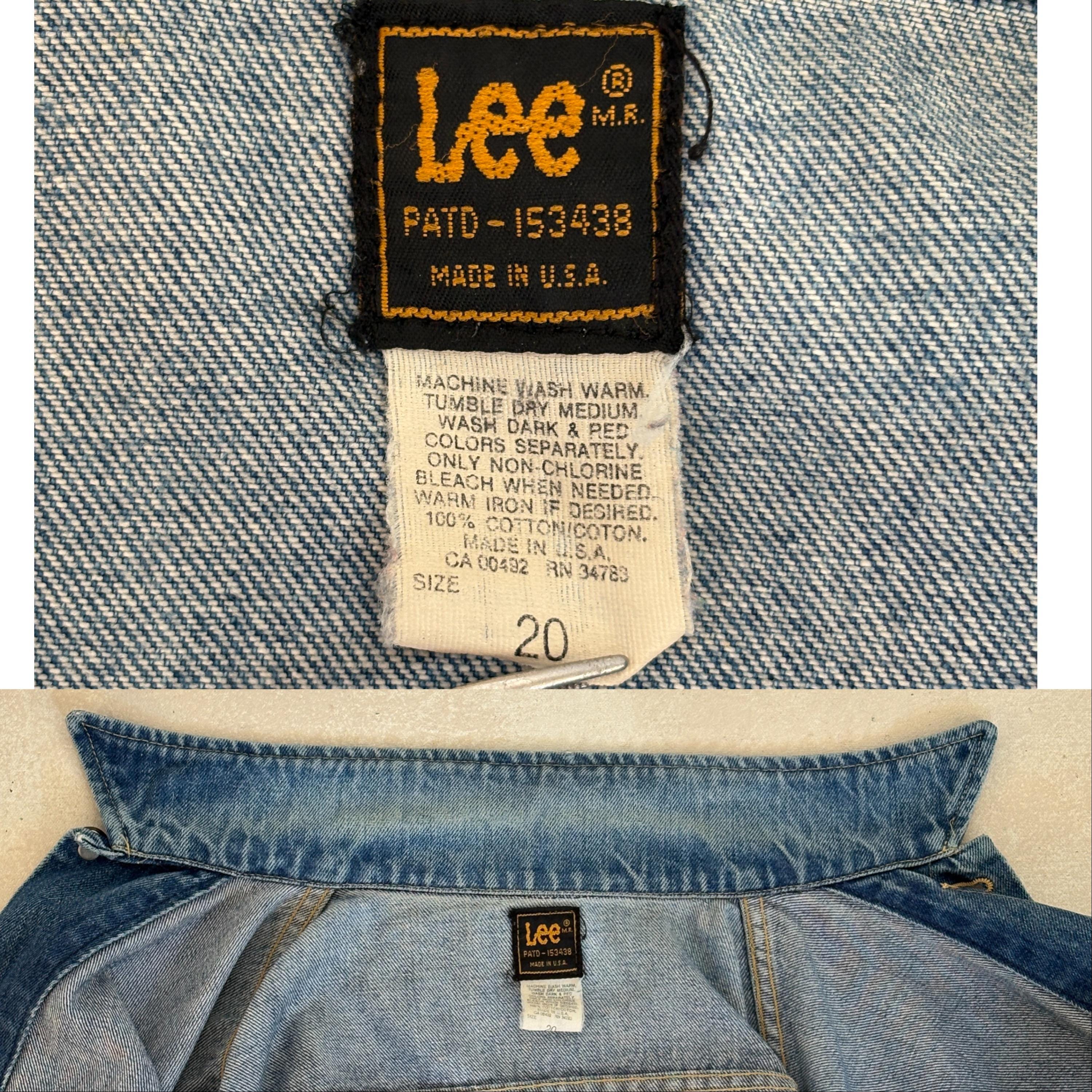 80年代ヴィンテージ Lee デニムジャケット | ユースサイズ 20 | 2
