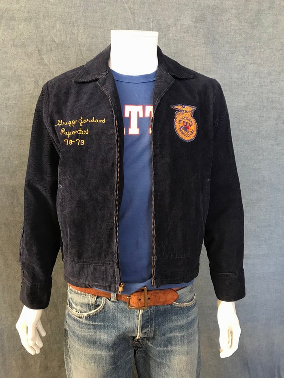 vintage 78/ 79 FFA Georgia talon zipper jacket siz