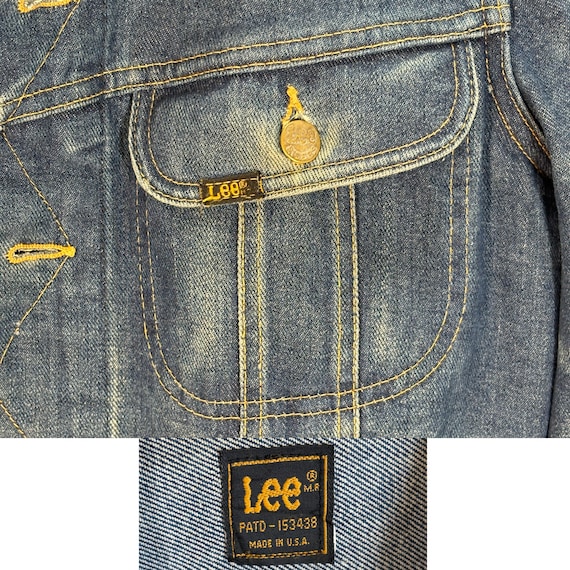 Size 40L US / 50L EU. Vintage 1970s Lee Denim Jacket – 2