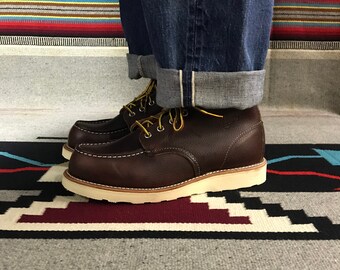 red wing moc toe boots