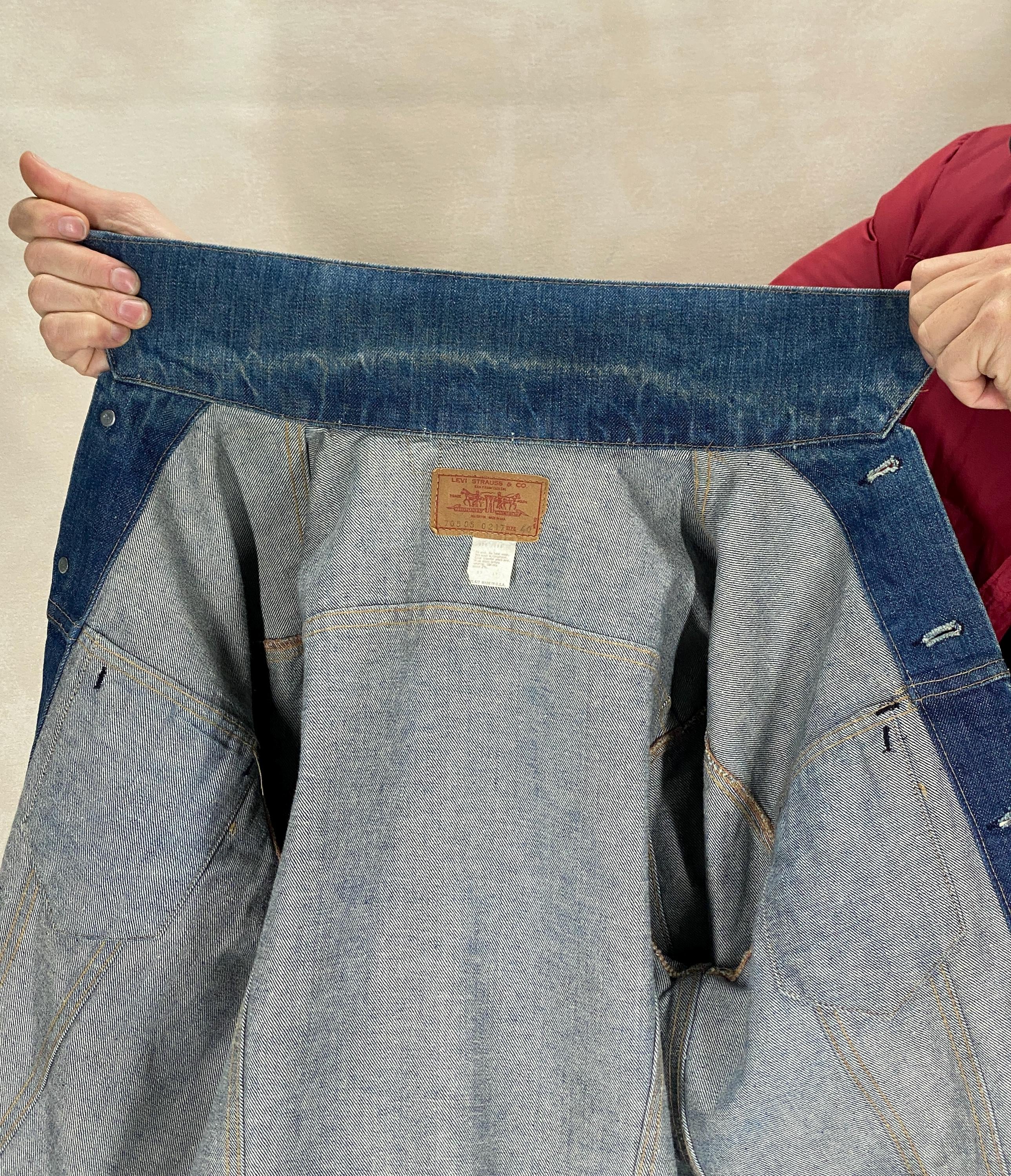 Vintage 70s Levi's 70505 Denim Trucker Jacket | Made in USA | Size