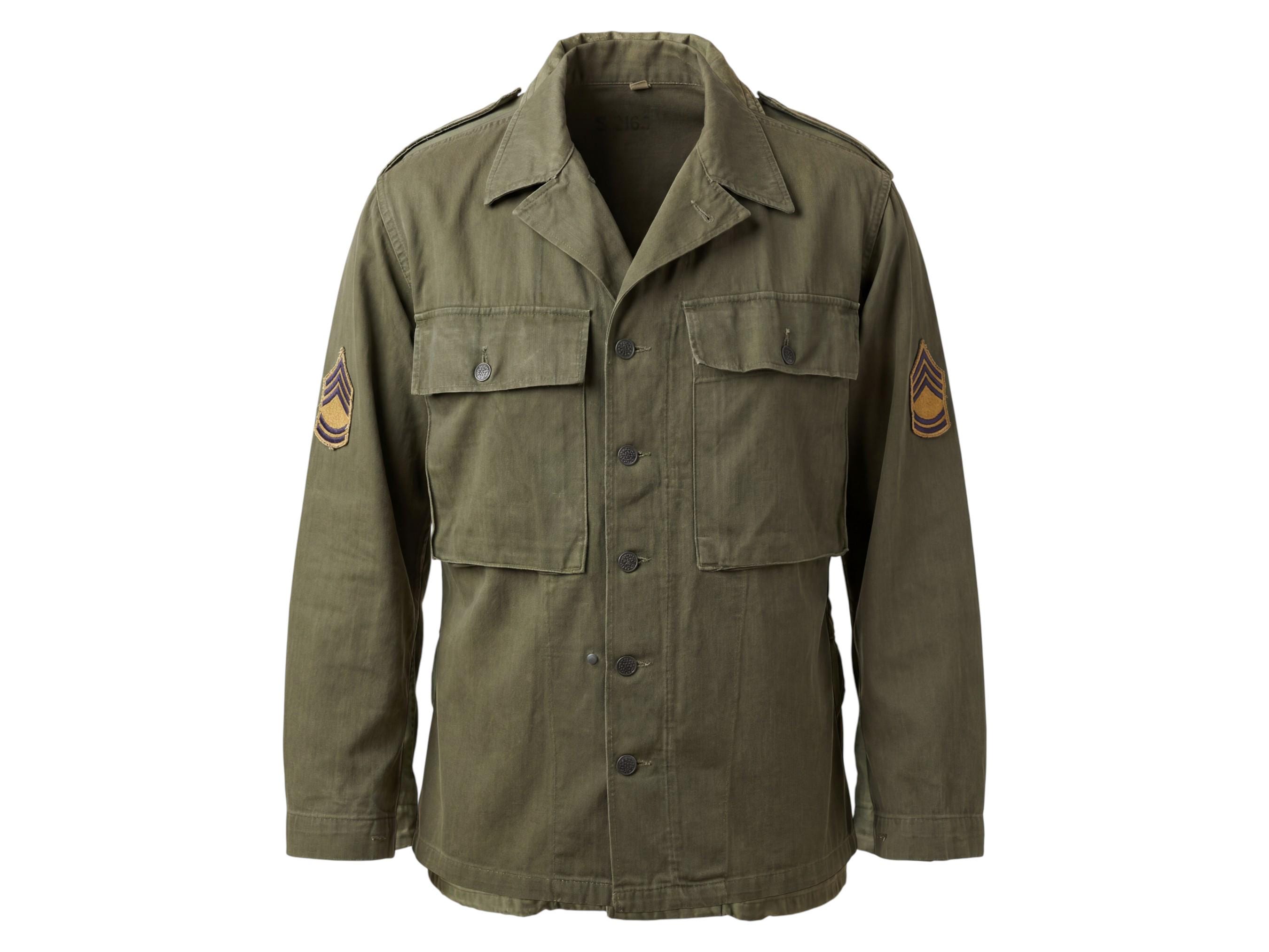 ヴィンテージ WW2 米軍 第2パターン HBT 13 スターボタン コンバット 