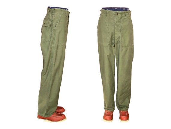 パンツ Used Us Army OG-107 Utility Trouser 60s US ARMY UTILITY TROUSERS OG-107 1960s