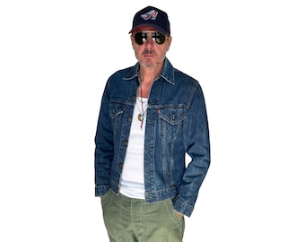 70506 0216 Levi's 80s〜90s USA製　42 Vtg 80s LEVIS Trucker Jacket 70506 0216 Denim Type 3 Sz 40R Made