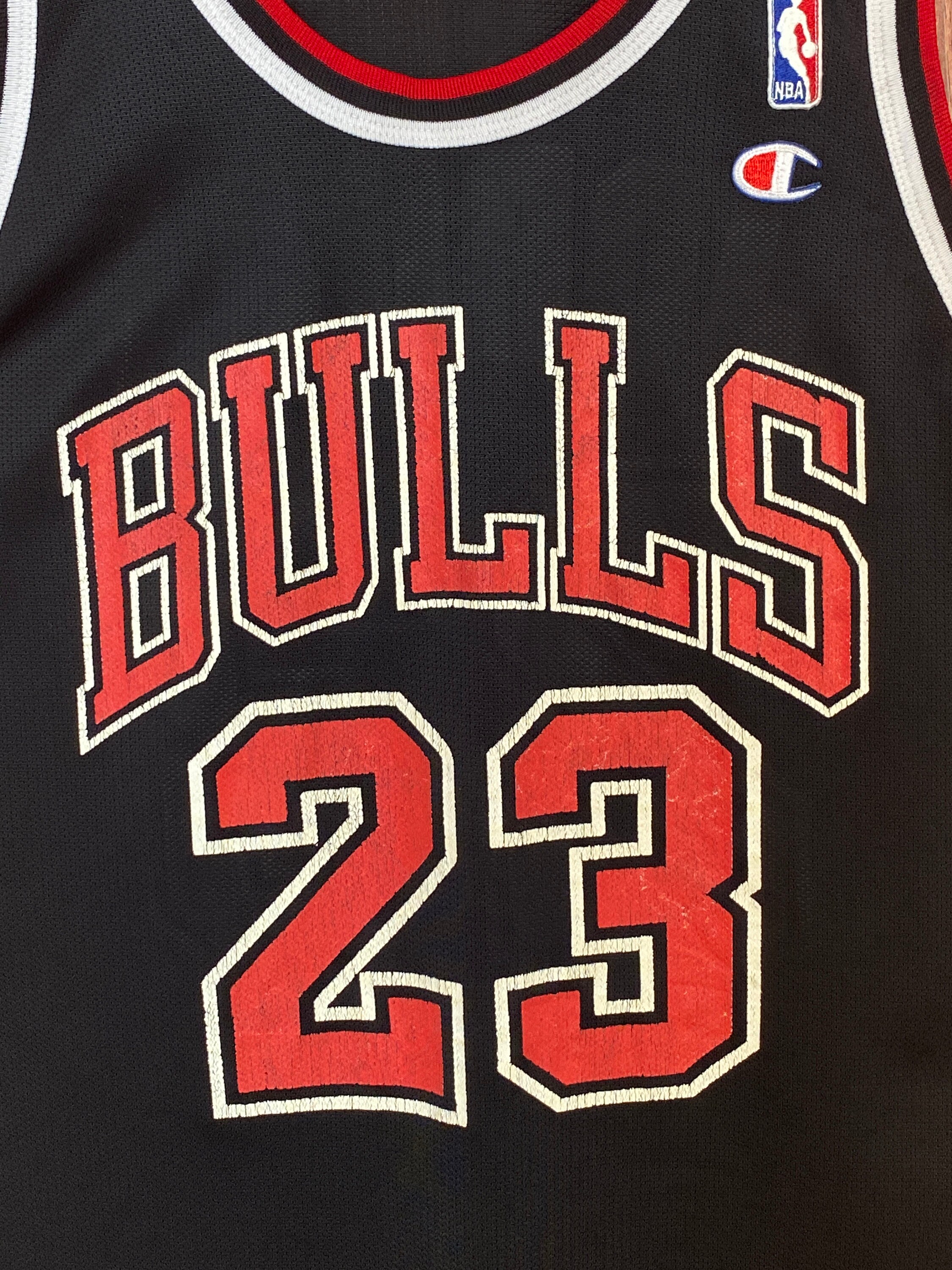 Vintage 90s Champion Chicago Bulls #23 Michael Jordan NBA Jersey