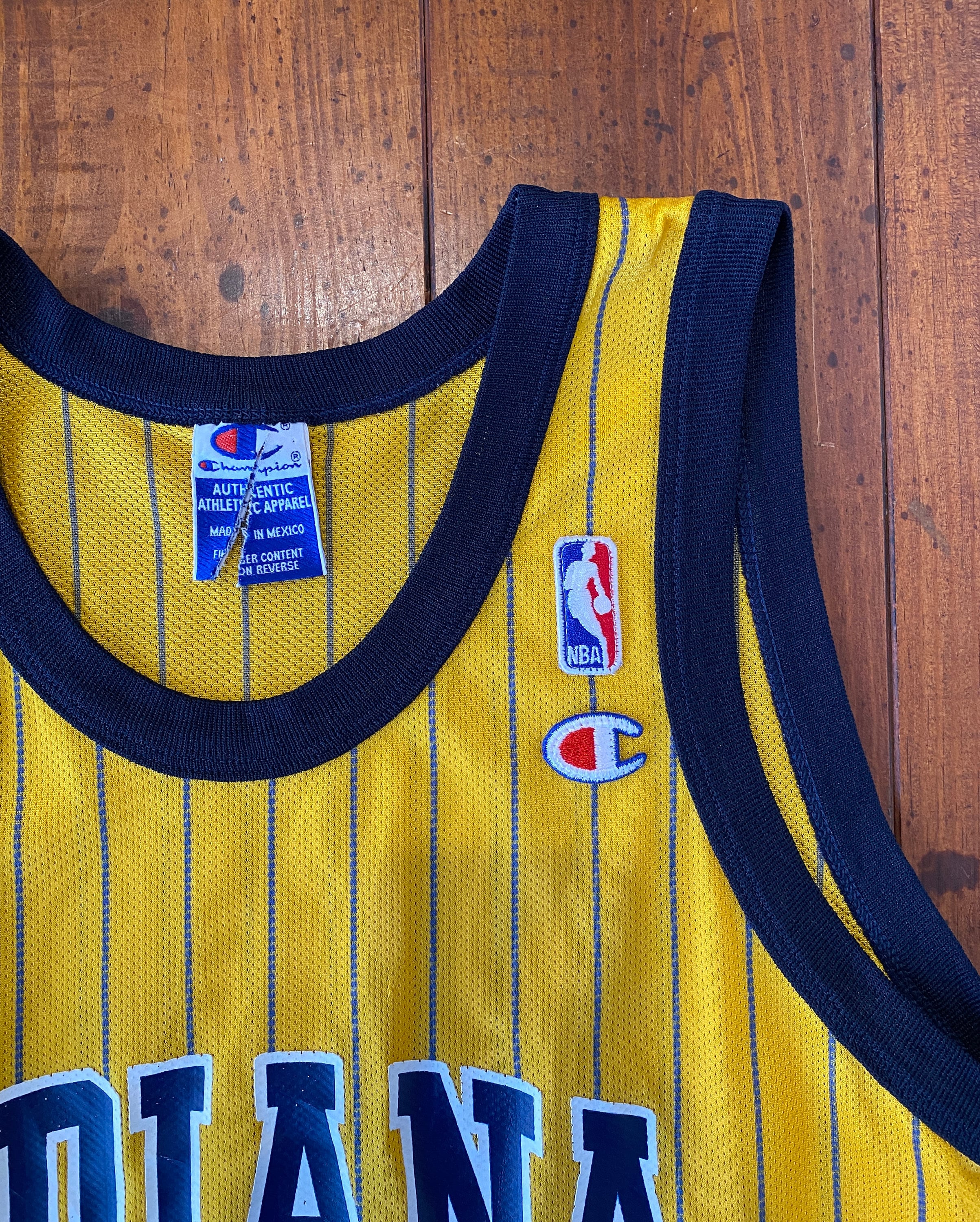 2001-02 Reggie Miller Game-Worn Jersey Pacers - NBA Team Sourced-COA 100%  Authentic Team