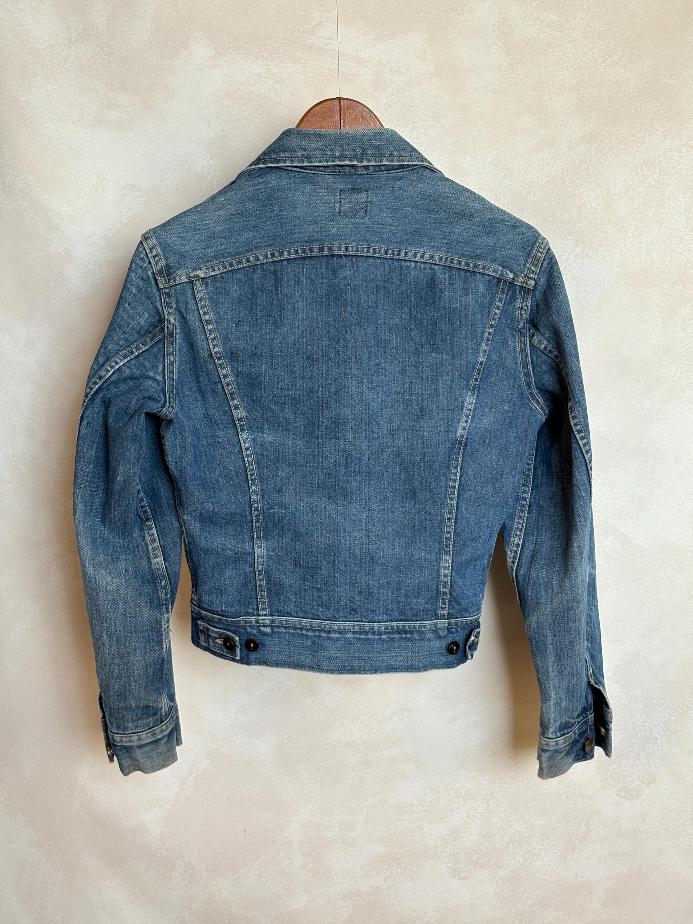 Vintage Lee 220 Denim Jacket, Size L (approximate), Made in USA 