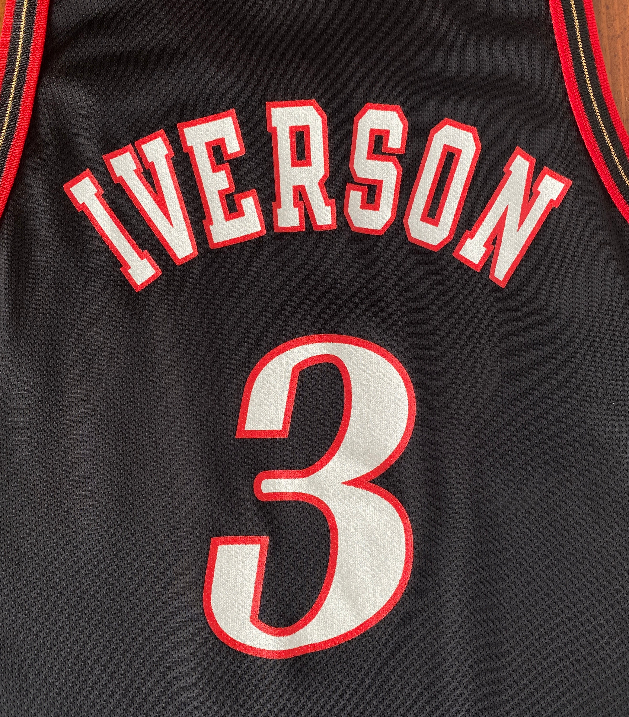 90s dead stock sixers 3番　iverson nba Deadstock VTG Allen Iverson #3 Philadelphia 76ers NIKE