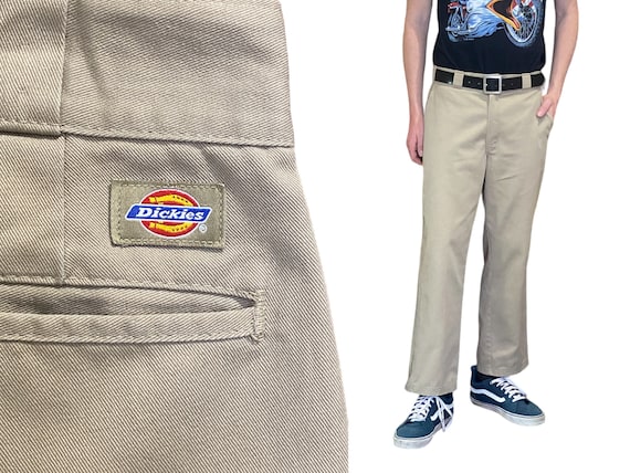 Vintage Dickies 874 Work Pants | Beige Classic Straight-leg