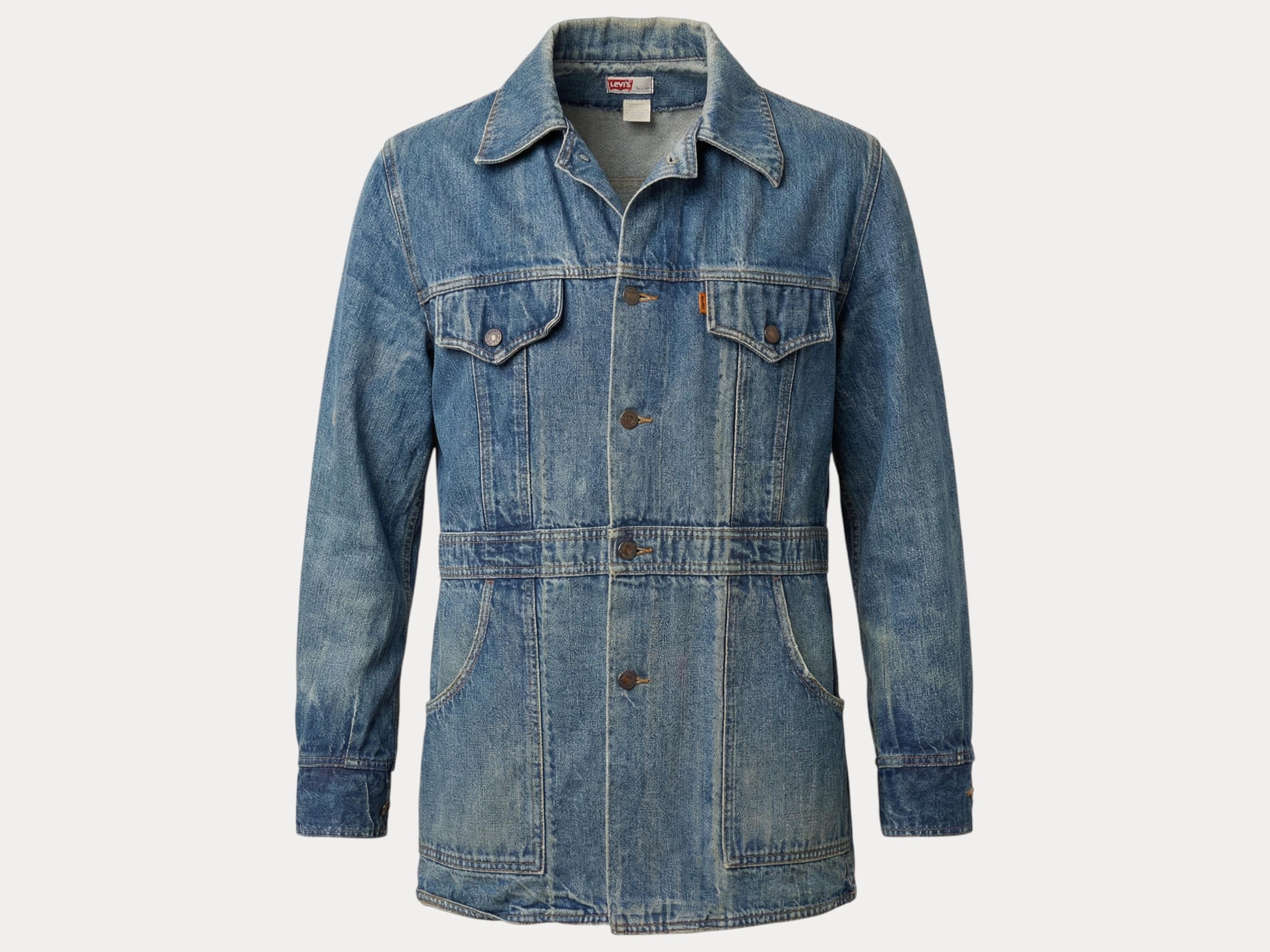 ヴィンテージ・USA・LEVIS・ジージャン・1970年代(#10) Vintage 70s Levi's Long Denim Jacket | Classic Trucker Coat | Made