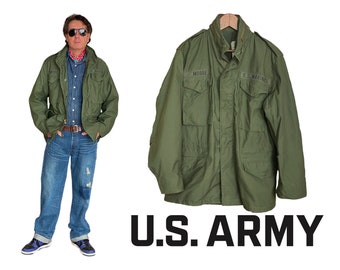 Vintage 90s Alpha Industries M-65 Field Jacket - US Military