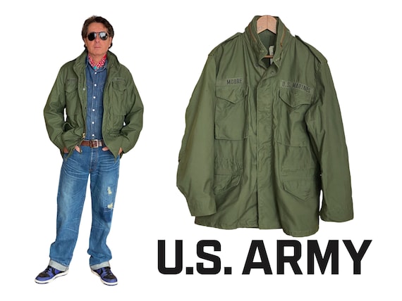 Medium Reg. Authentic US Army Vintage M 65 Field Jacket Alpha Industries Etsy Ireland