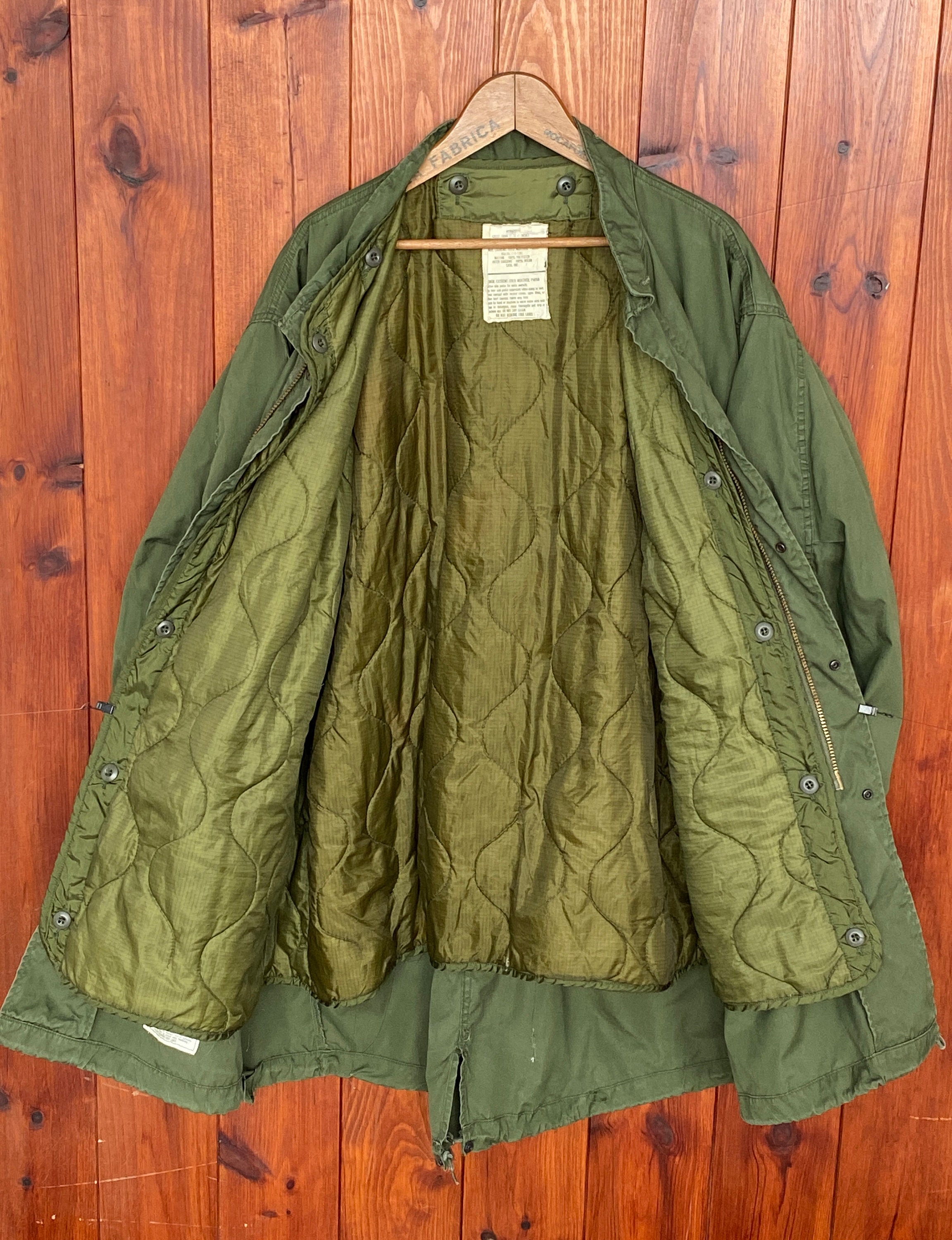 Med, Authentic M65 Fish Tail Parka With Liner From 1973 Made