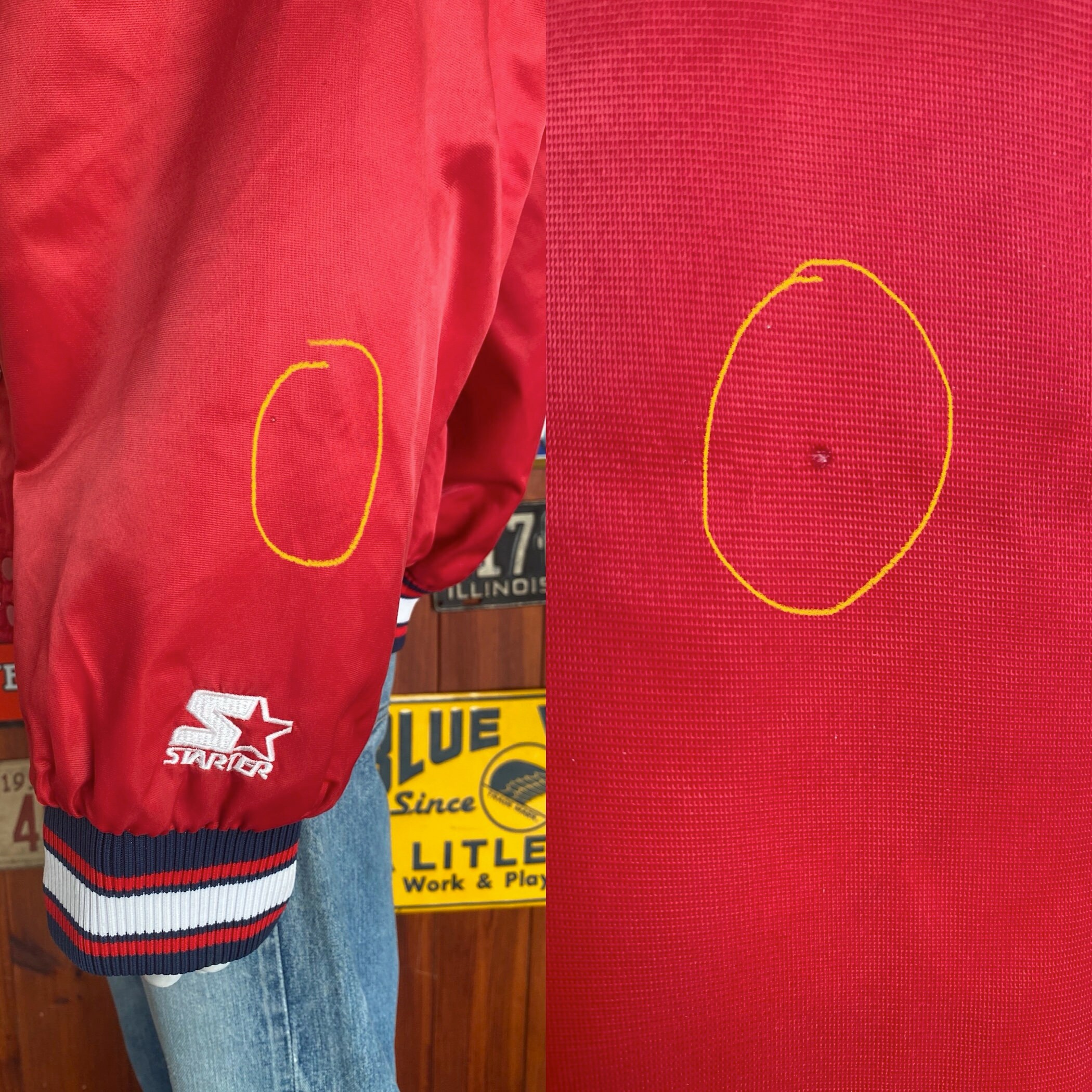 XL. Vintage 90S Indians Starter Jacket - Etsy XL. Vintage 90S Indians Starter Jacket - Etsy