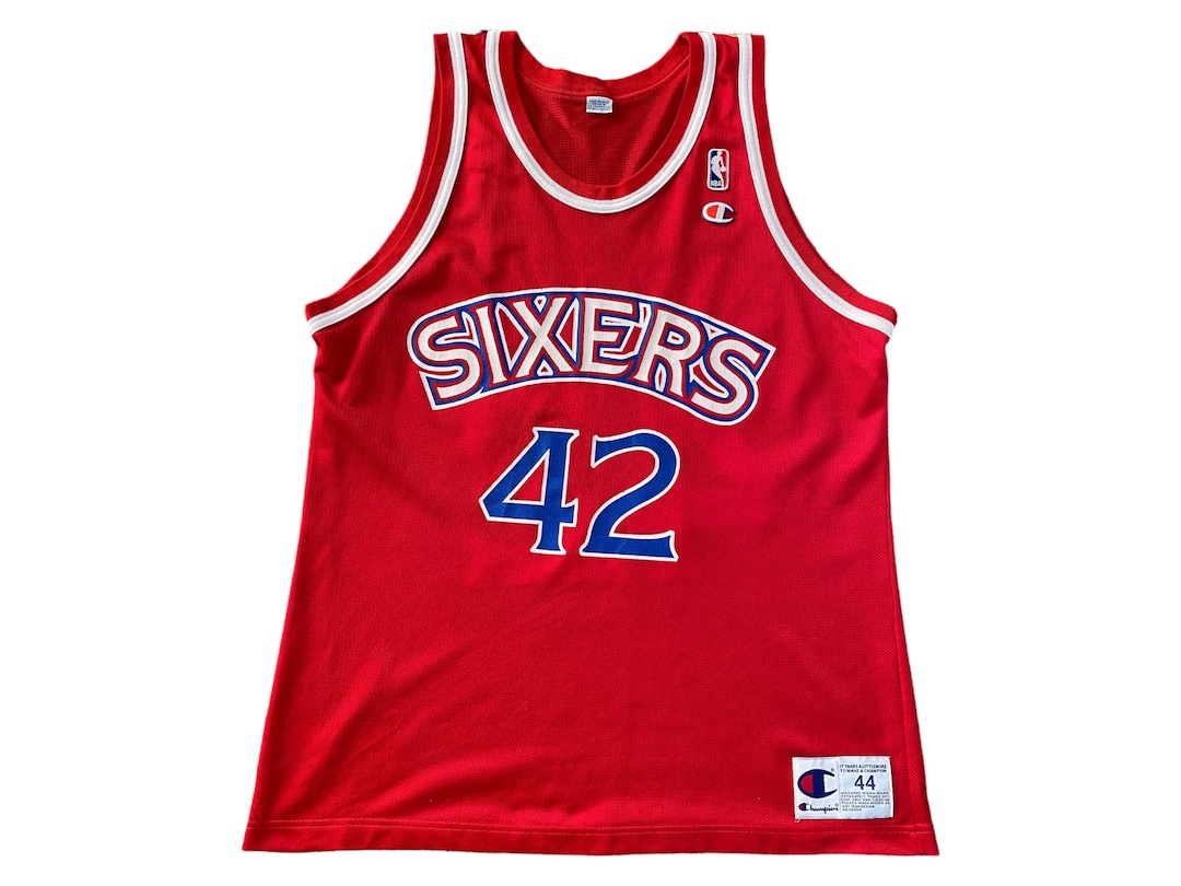 90s チャンピオン　SIXERS STACKHOUSE ユニフォーム　42 1995-97 Philadelphia 76ers Stackhouse #42 Champion Away