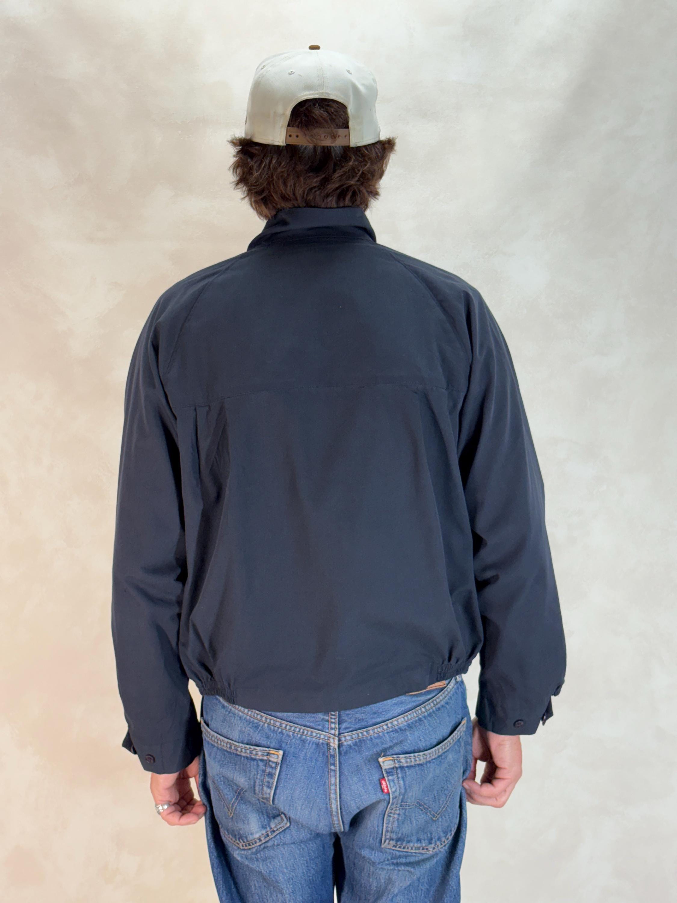 Vintage 60s Campus Zip Jacket Made in USA – Lightweight Cotton