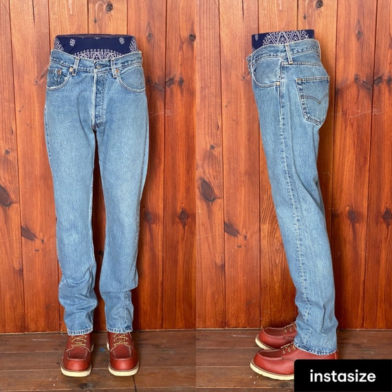 32X34 Levis 501 Vintage Jeans Made in Mexico - Etsy