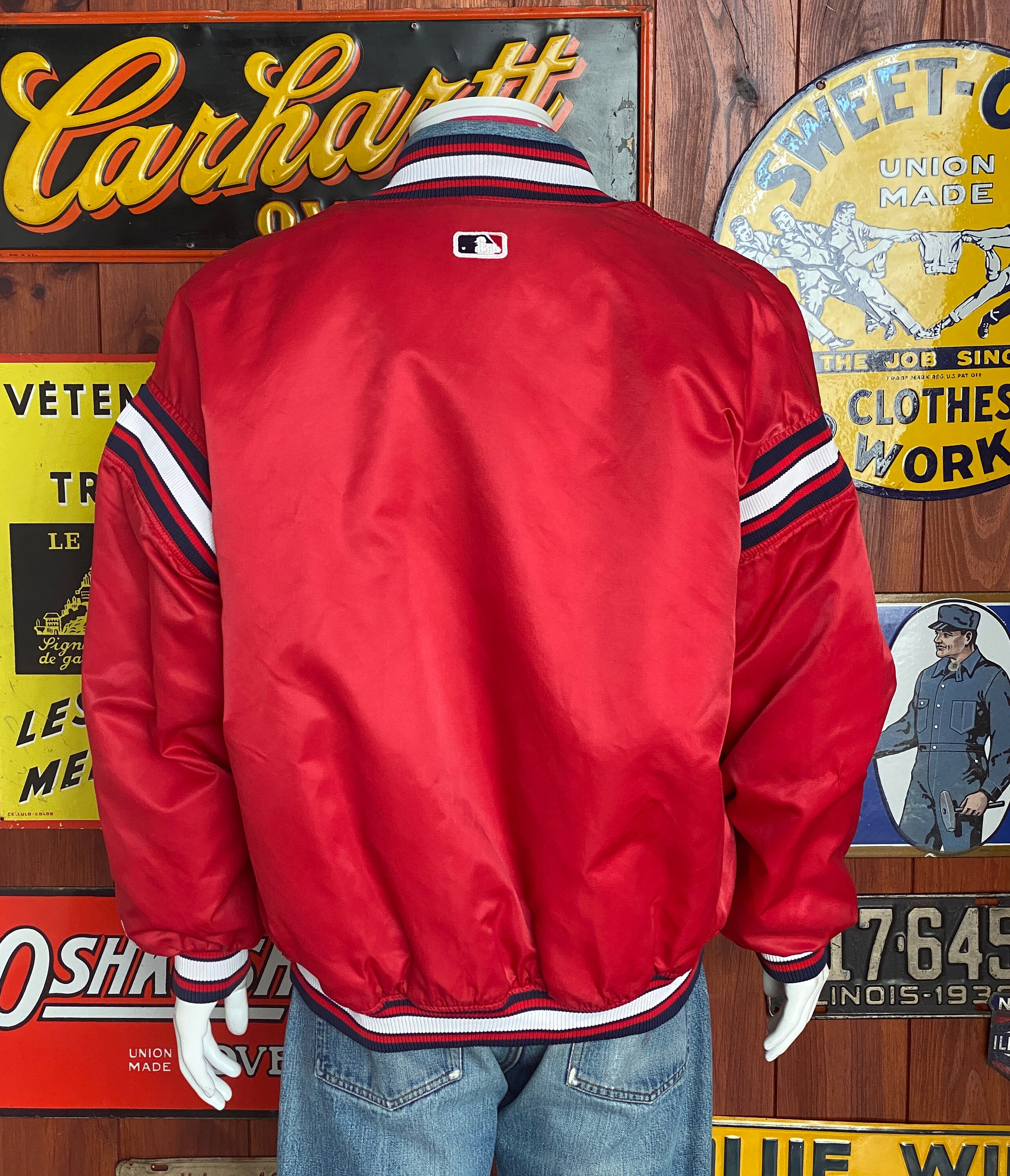 XL. Vintage 90S Indians Starter Jacket - Etsy XL. Vintage 90S Indians Starter Jacket - Etsy