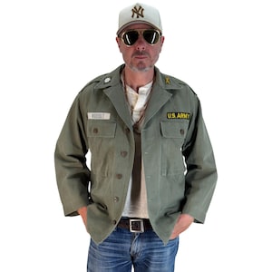 Authentic US Army HBT Utility Shirt – Type II – Korean War Era