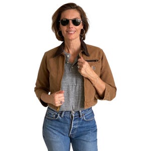 Jeugdmed.  Vintage Carhartt gevoerd jack Gemaakt in de VS