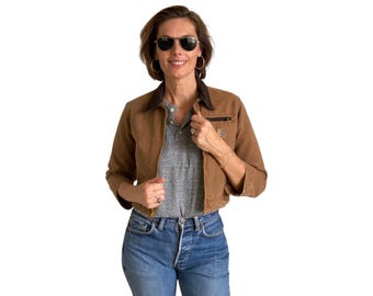 Chaqueta vintage forrada Carhartt (talla mediana) para jóvenes. Fabricada en EE. UU.