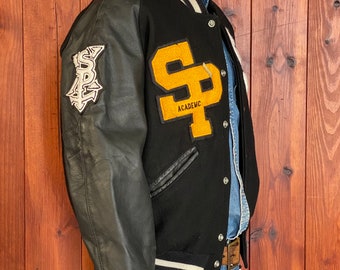Size M. Made in USA 90s Original Vintage Letterman Varsity Size M. Made in USA 90s Original Vintage Letterman Varsity