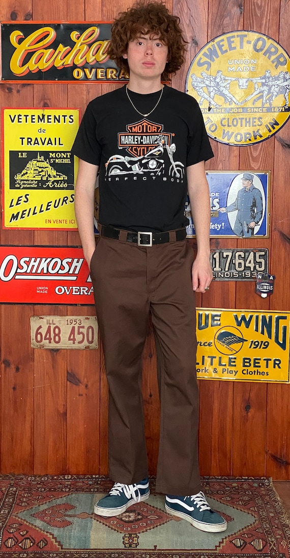 38X30 Brown Vintage Dickies Pants Model 874 - Etsy
