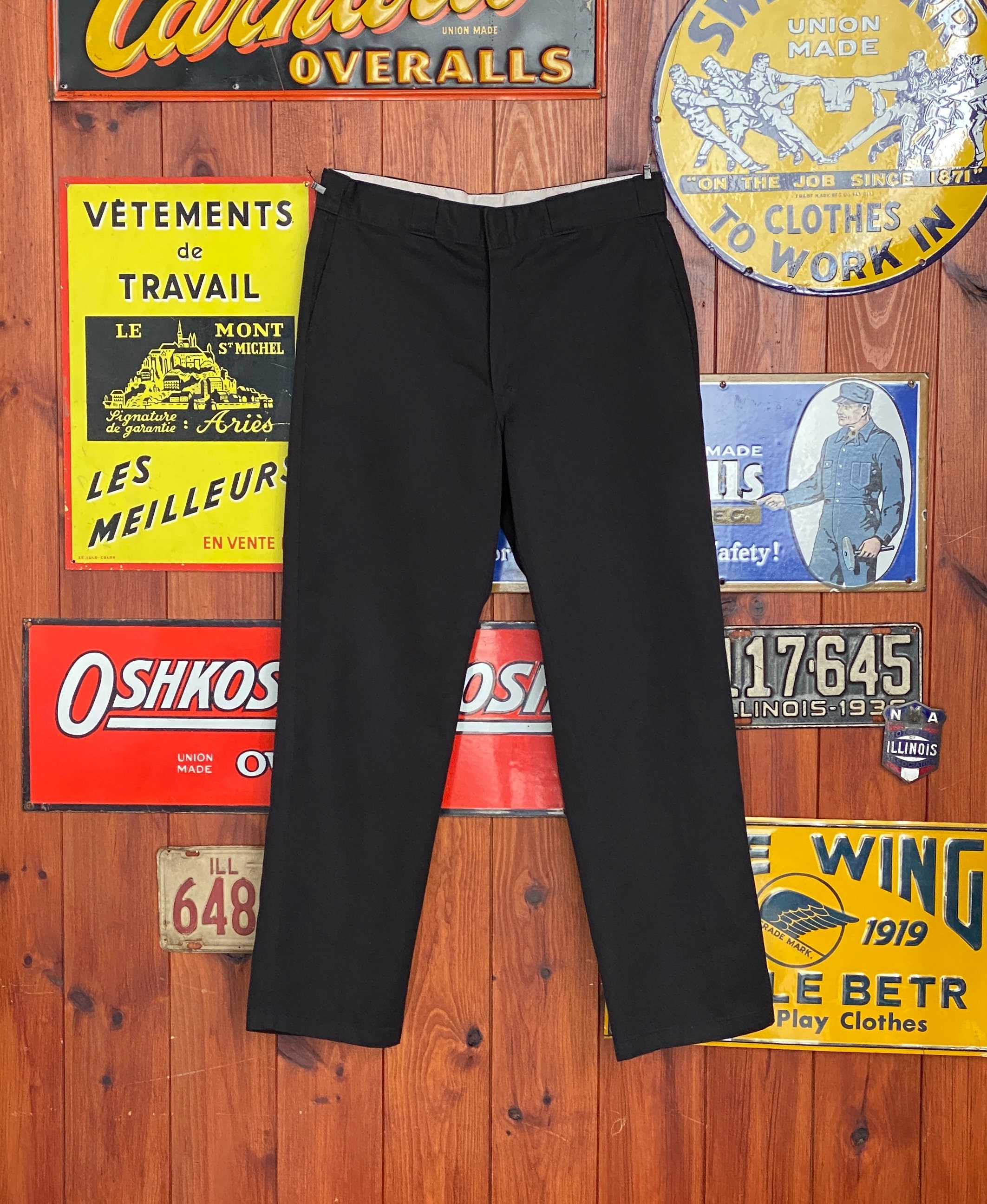 Vintage Dickies 874 Work Pants – Black – Made in USA | Classic