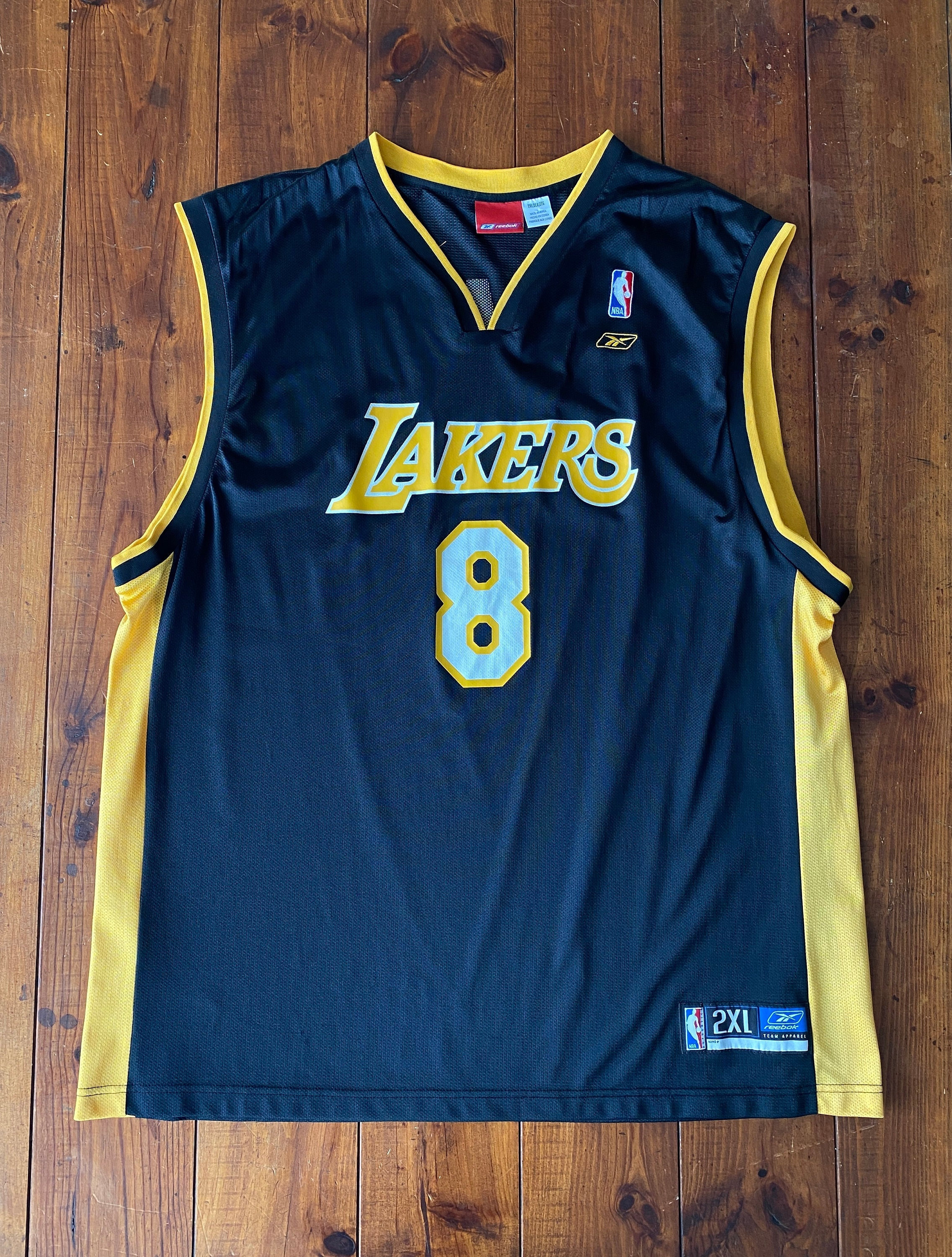 Size XXL. Kobe Bryant #8 Vintage Lakers Jersey by Reebok - Etsy Size XXL. Kobe Bryant #8 Vintage Lakers Jersey by Reebok - Etsy