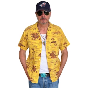 Med. Vintage 60s Hawaiian cotton shirt