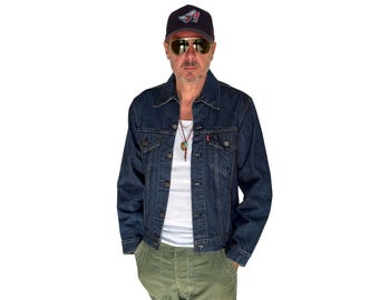 Vintage 70s Levi's Denim Trucker Jacket - 70505 - Made in USA