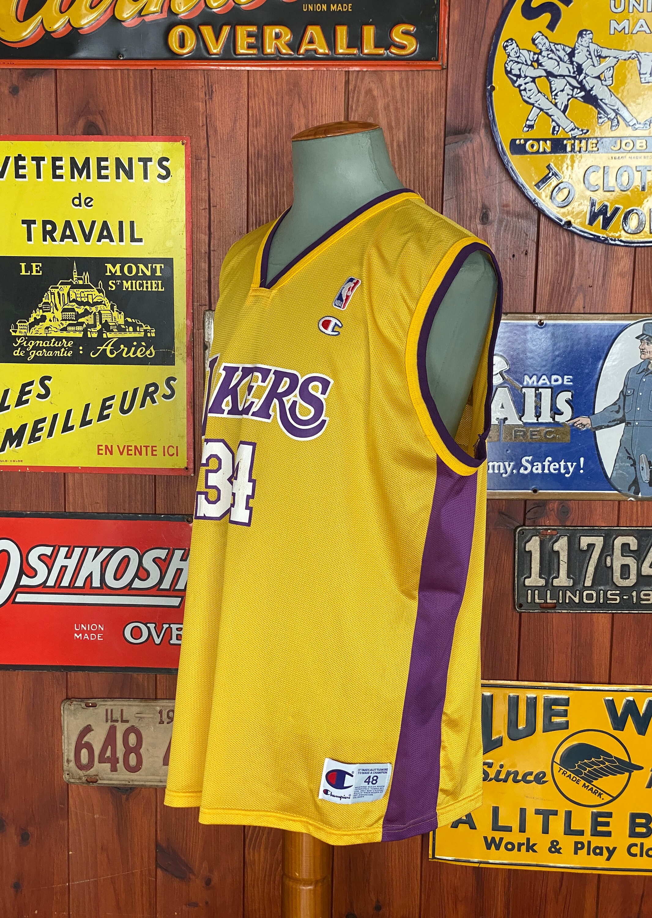 ヴィンテージ 90年代 LA レイカーズ NBA ジャージ – シャキール