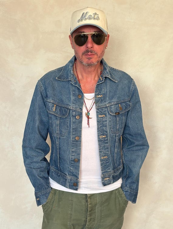 Vintage 80s Lee Denim Jacket |made in USA | Size 40US | Classic