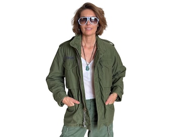 Authentic 1982 US Army M-65 Field Jacket – Vintage Military Issue