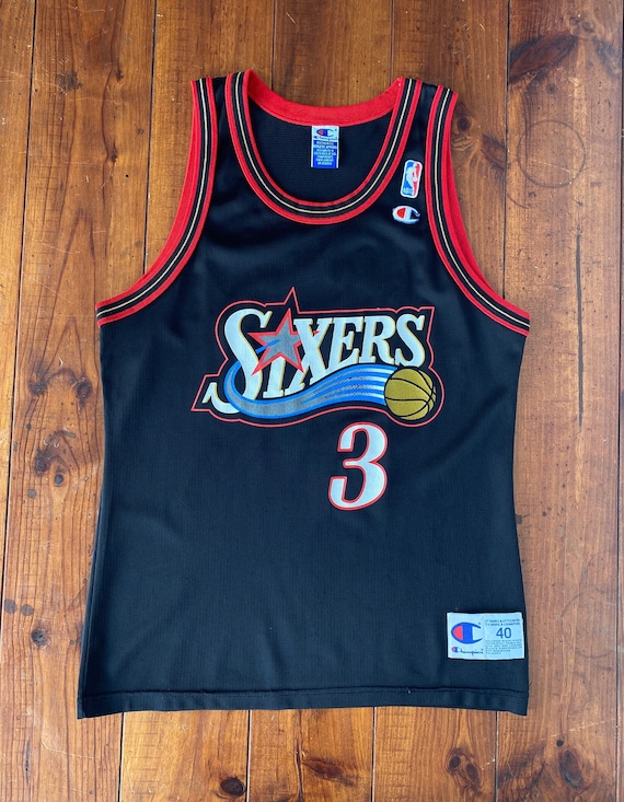 Allen Iverson #3 Philadelphia Sixers Nike Jersey Large. NBA Sewn Stitch