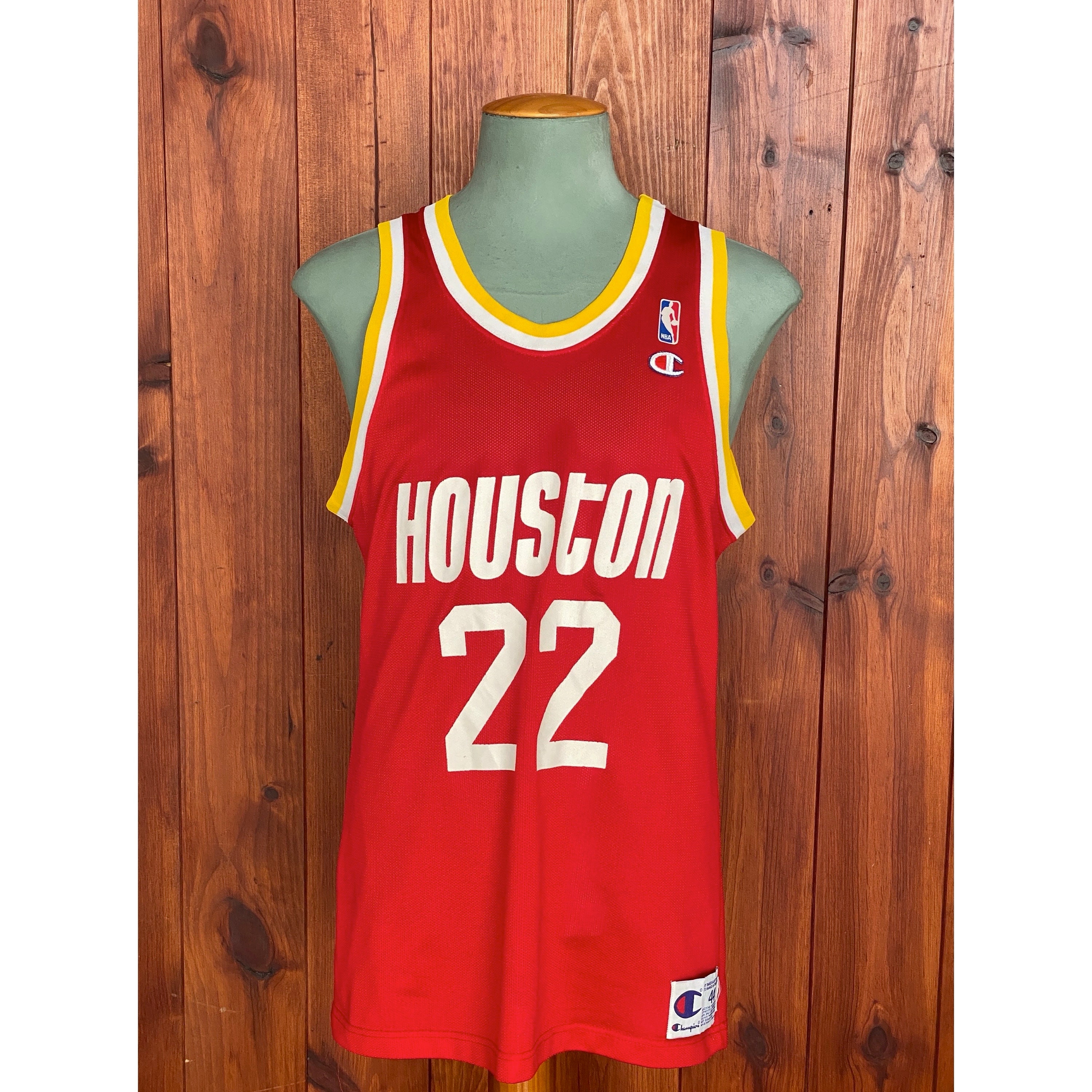 Clyde Drexler Houston Rockets Signed Autograph Custom Jersey Red