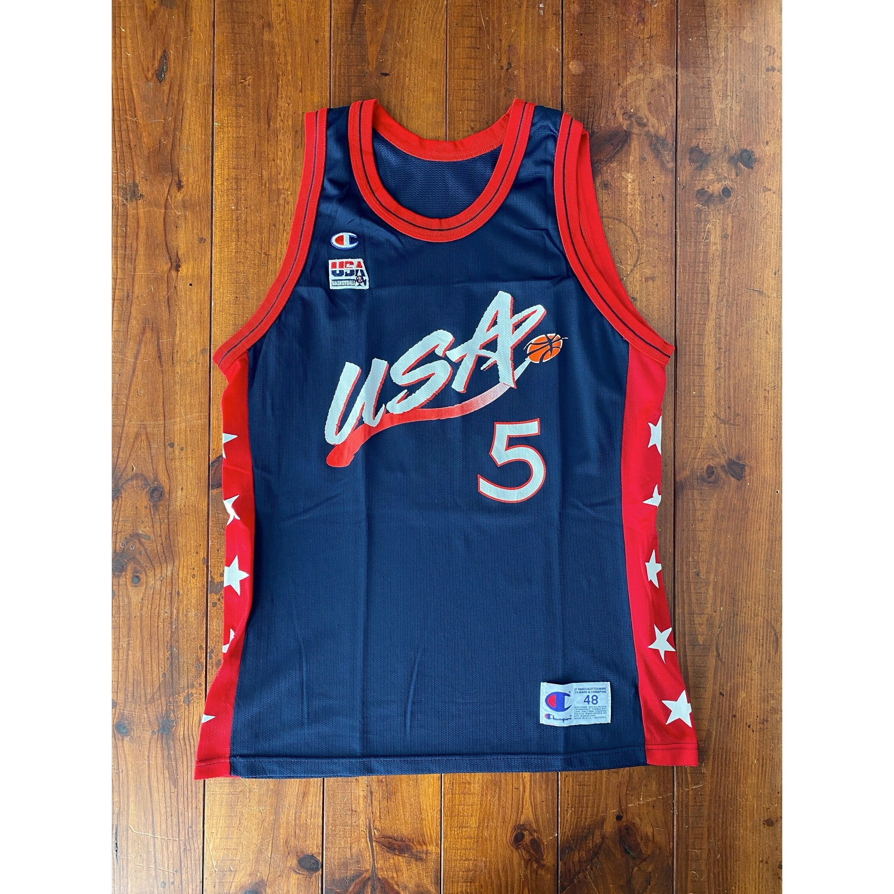 Vintage Grant Hill Team USA Dream Team #5 Champion Jersey Sz 40