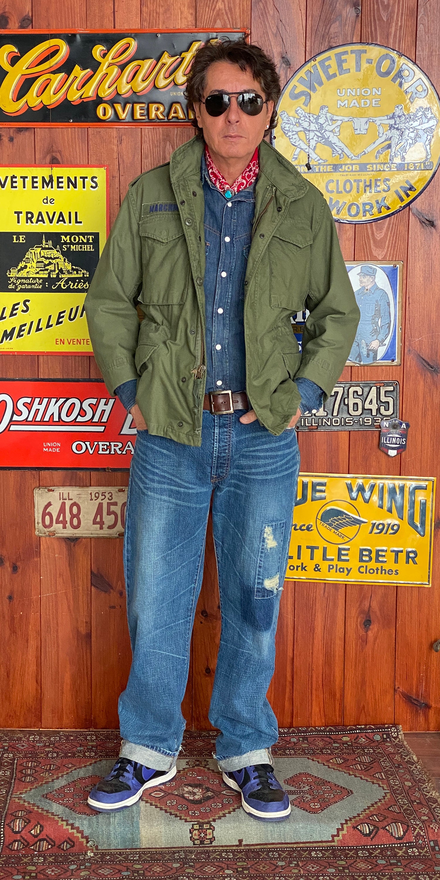 70s Vintage OG-107 M65 Field Jacket - Small – Omega Militaria