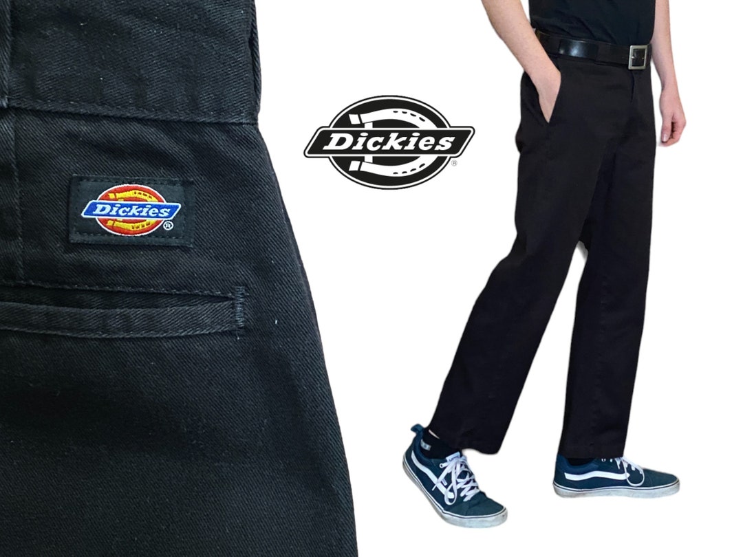 80’s usa製 Dickies 874 Black 30/30 33X30 Black Vintage Dickies Pants Model 874 - Etsy
