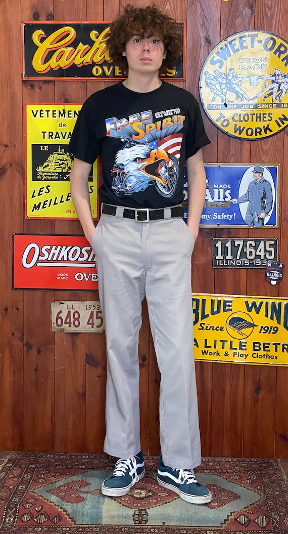Vintage Dickies 874 Work Pants | Grey Classic Straight-leg