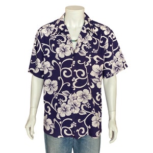 XL. Vintage 70s Hawaiian thin cotton shirt