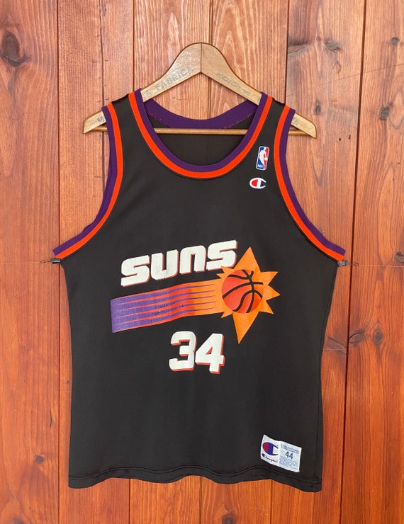 Size 44. Vintage Suns NBA jersey #34 Barker Made … - image 4