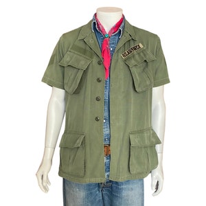 Small Reg. Authentic 1969 US Army Vintage Vietnam  jungle jacket.