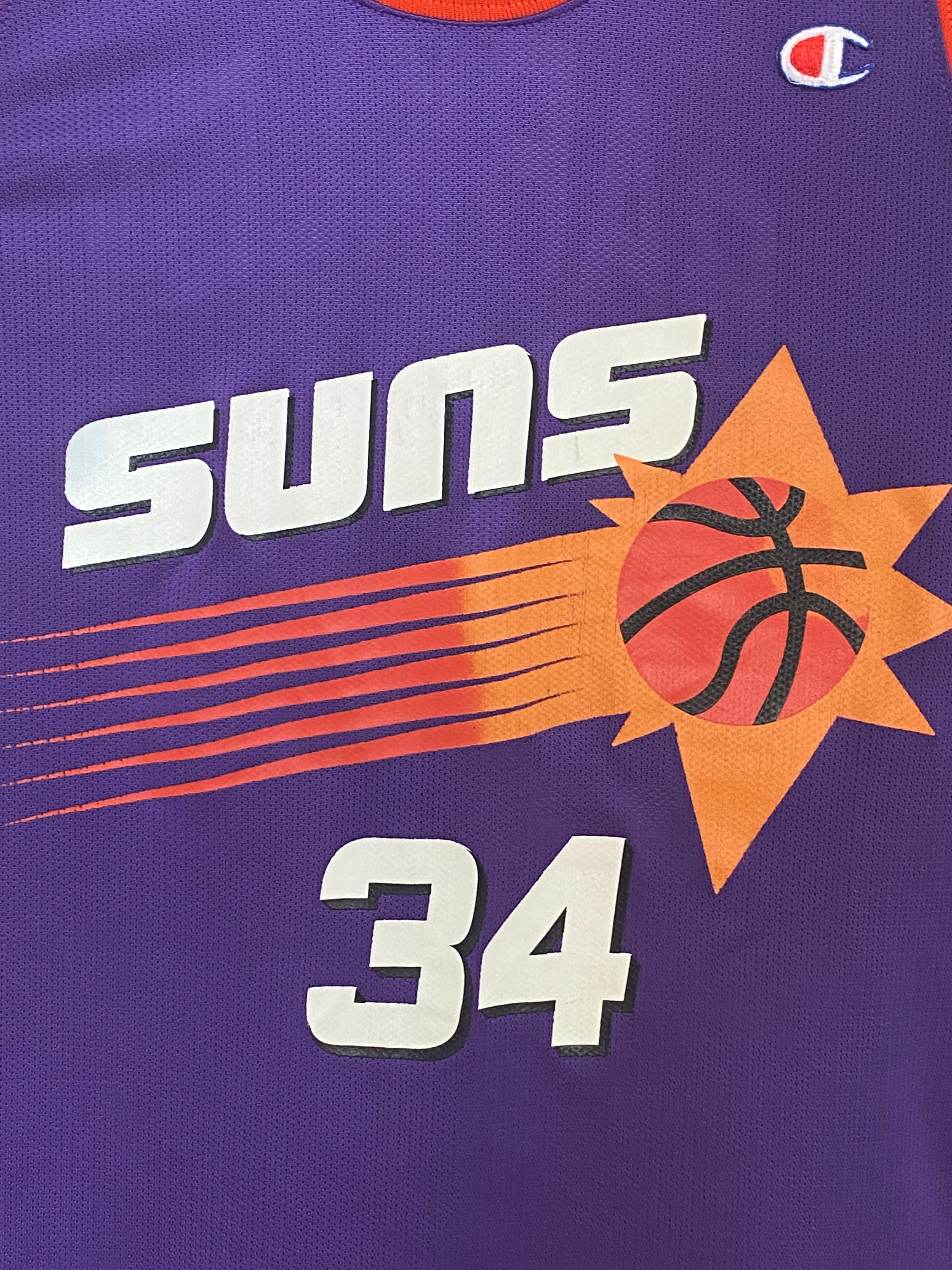 Vintage 90s Phoenix Suns NBA Jersey – Barkley #34 by Champion Made