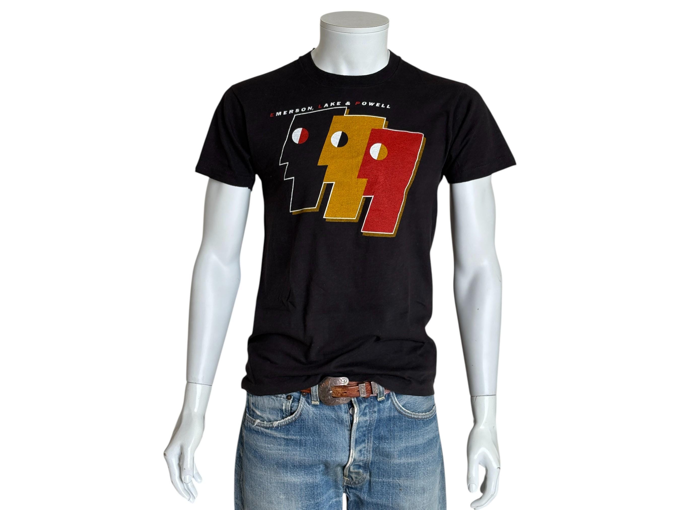 1980年代ヴィンテージ エマーソン レイク＆パウエル Tシャツ - Lサイズ