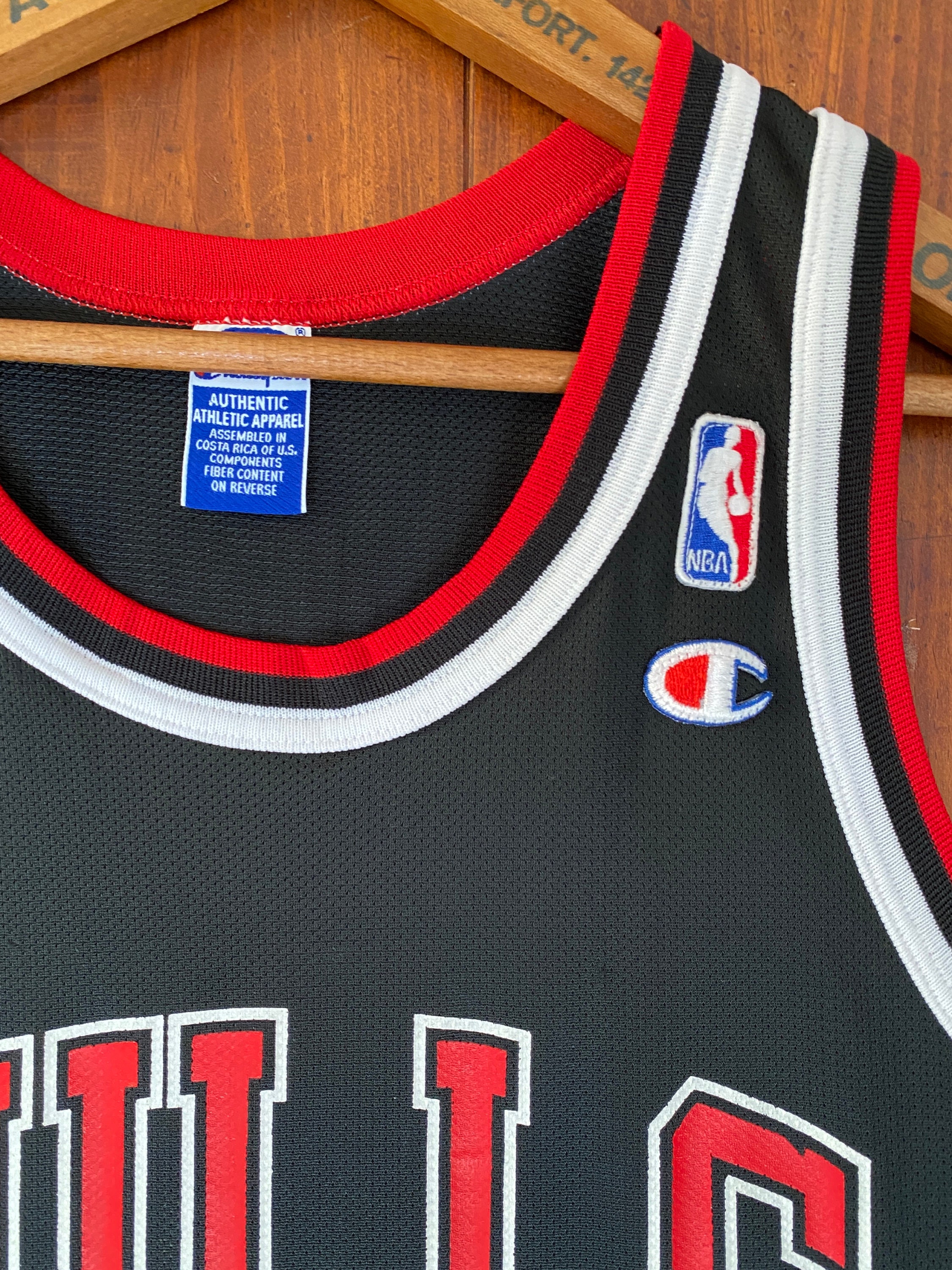Dennis Rodman Chicago Bulls Autographed Champion #91 Authentic Jersey -  Size 46+3