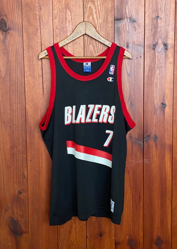 Size 48 Vintage 90s Champion NBA Portland Trail Blaze… - Gem