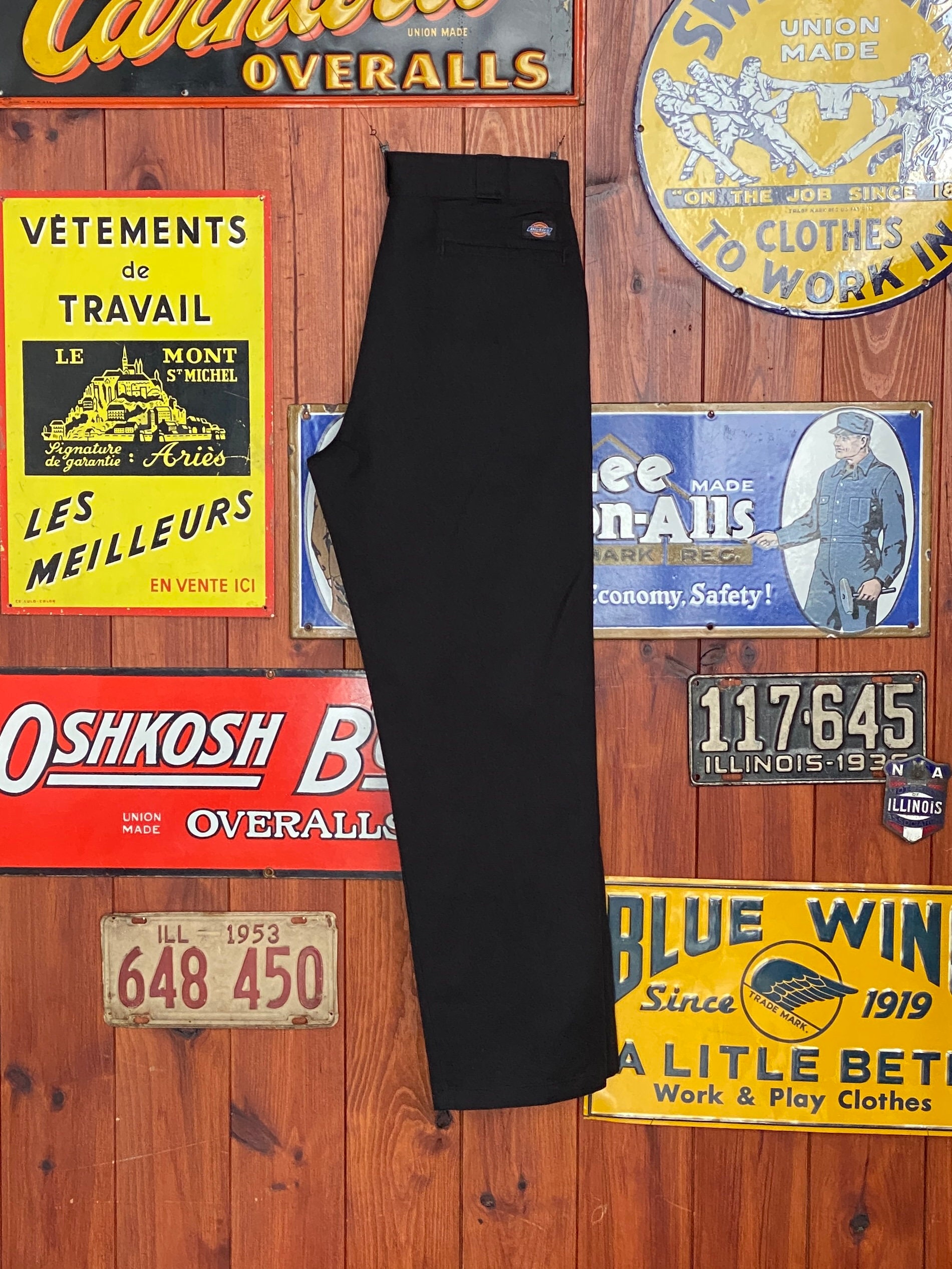 Vintage Dickies 874 Work Pants – Black – Made in USA | Classic