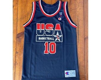 ウェア 90's champion DREAM TEAM #12 Stockton 1992 John Stockton Dream Team USA Olympic Champion NBA