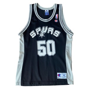 Size 40 USA  Vintage 90’s Champion David Robinson Jersey San Antonio Spurs #50